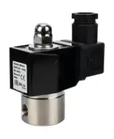 Клапан электромагнитный DN.ru VS331-ET-NC-24VDC 1/4″ Ду8 Ру10, соленоидный двухходовой, корпус - нержавеющая сталь 304, уплотнение - EPDM, резьбовой, нормально-закрытый, прямого действия, катушка - 24В