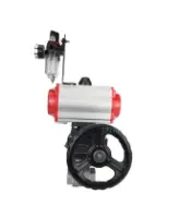 Кран шаровой DN.ru BV3232P(2pc)-FP-T-ISO-H Ду65 Ру40 полнопроходной двухходовой, нержавеющая сталь SS316, внутренняя резьба, PTFE, с пневмоприводом PA-DA-083, с пневмораспределителем 4M310-08 AC220V, с ручным дублером MON2-450-T28-ISO, с БПВ AFC2000