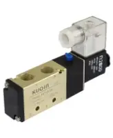 Пневмораспределитель DN.ru 4V210-08 AC24V 1/4″ моностабильный, пятиканальный, для шиберных задвижек с пневмоцилиндром