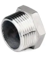 Заглушка DN.ru З-304-НР 1 1/2″ Ду40 Ру20, корпус - нержавеющая сталь AISI 304, присоединение - наружная резьба, тип резьбы - BSPT