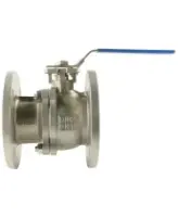 Кран шаровой DN.ru BV3232P(2pc)-FP-F-ISO-H Ду50 Ру16, корпус - нержавеющая сталь 316, уплотнение - PTFE, полнопроходной фланцевый с ISO-фланцем и рукояткой, 14х14, F05/F07, крутящий момент 50