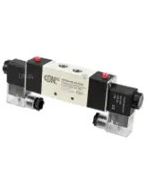 Пневмораспределитель DN.ru 4V320-08 AC220V 1/4″ бистабильный, пятиканальный, с двусторонним ЭМУ (подключение со шлангами)