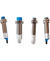 Датчик приближения индуктивный DN.ru INDS-R001-M12-NPN-NO-2 C-24VDC IP67 бесконтактный, цилиндр., экранир., корпус - никелир.латунь, неутапливаемое, выход.сигнал - NPN, резьба - M12, нормально-открытый, зона срабатывания - 2мм, разъем М12, 12-24В