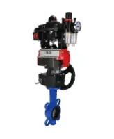 Затвор дисковый поворотный DN.ru WBV1132N-2W-Fb-H Ду125 Ру16, корпус - чугун GG25, диск - нержавеющая сталь 316L, NBR, с пневмоприводом PA-DA-105, пневмораспределителем 4M310-08 AC220V, БКВ APL-410N EX, ручным дублером MON3-700-T38-ISO, БПВ AFC2000