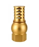 Клапан обратный DN.ru 1/2″ Ду15 Ру16 резьбовой, донный, корпус - латунь ЛС59-1, уплотнение - NBR, со щелевым фильтром (VCI0000-T)