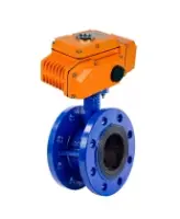 Затвор дисковый поворотный DN.ru WBV1313E-2W-F-H Ду125 Ру16 фланцевый, корпус - чугун GGG40, диск - чугун GGG40, уплотнение - EPDM, с 1/4-оборотным электроприводом QT-N-030EM-O1-220VAC-У1 220В HARK