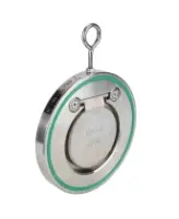 Клапан обратный DN.ru VCL1-3232V-Fb Ду100 Ру16 межфланцевый, одностворчатый, корпус - нержавеющая сталь AISI 316, диск - нержавеющая сталь AISI 316, уплотнение - Viton