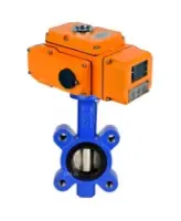 Затвор дисковый поворотный DN.ru WBV1616E-2W-Fb-H Ду125 Ру16 LUG межфланцевый, корпус - чугун QT450, диск - чугун QT450, уплотнение - EPDM, с электроприводом QT-N-015EM-A1-220VAC-У1 c датчиком обратной связи и входным управляющим сигналом 4-20мА HARK
