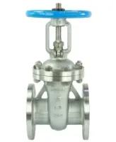 Задвижка клиновая 30нж41нж DN.ru GVWR3131M-2W-F-S Ду80 Ру16 фланцевая, корпус - нержавеющая сталь 304, материал клина - нержавеющая сталь 304, уплотнение - металл, со штурвалом GAIR