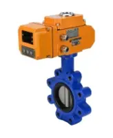 Затвор дисковый поворотный DN.ru WBV1631E-2W-Fb-H Ду100 Ру16 LUG корпус - чугун QT450, диск - нержавеющая сталь 304, уплотнение - EPDM, межфланцевый, с электроприводом DN.ru QT-N-010EM-B1-220VAC-У1 HARK