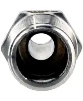 Штуцер елочка DN.ru BF31-T-1/2-13 1/2″х13мм Ду15 Ру16 шланговый, корпус - нержавеющая сталь AISI 304 (CF8), присоединение - наружная резьба/штуцер