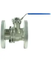 Кран шаровой DN.ru BV3232P(2pc)-FP-F-ISO-H Ду32 Ру40, корпус - нержавеющая сталь 316, уплотнение - PTFE, полнопроходной фланцевый с ISO-фланцем и рукояткой, 11х11, F04/F05