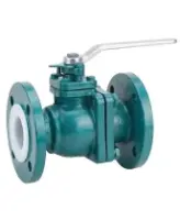 Кран шаровой футерованный DN.ru BV3434PFlr(3pc)-FP-F-H Ду100 Ру16 полнопроходной, трехсоставной, фланцевый, корпус - углеродистая сталь WCB, шар - углеродистая сталь WCB, уплотнение - PTFE, с рукояткой