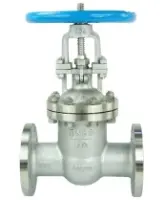 Задвижка клиновая 30нж15нж DN.ru GVWR3131M-2W-F-S Ду80 Ру40 GAIR фланцевая, корпус - нержавеющая сталь 304, материал клина - нержавеющая сталь 304, уплотнение - металл, со штурвалом