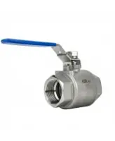 Кран шаровой DN.ru BV3232P(2pc)-FP-T-H Ду40 Ру140 полнопроходной двухходовой, нержавеющая сталь 316, внутренняя резьба, уплотнение - PTFE, ручка-рычаг