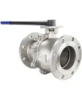 Кран шаровой DN.ru BV3232P(2pc)-FP-F-ISO-H Ду200 Ру16 полнопроходной двухходовой, нержавеющая сталь 316, фланцевое, уплотнение - PTFE, с ISO-фланцем и рукояткой, 27х27