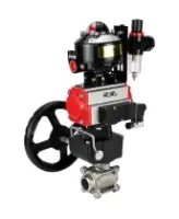 Кран шаровой DN.ru BV3232P(3pc)-FP-W-ISO-H Ду50 Ру40 полнопроходной двухходовой, корпус - нерж.сталь SS316, под приварку, уплотнение - PTFE, пн/привод PA-DA-83, пн/распределит 4M310-08 24В NAMUR, БКВ APL-510N EX, ручн.дублер MON2-450-T28-ISO и БПВ AFC2000