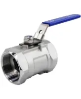 Кран шаровой DN.ru BV3232P-SP-T-H 1″ Ду25 Ру63 WDVF неполнопроходной, резьбовой, корпус - нержавеющая сталь AISI 316, уплотнение - PTFE, с рукояткой