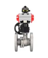 Кран шаровой DN.ru BV3232P(2pc)-FP-F-ISO-H WDVF Ду65 Ру16 полнопроходной, фланцевый, нержавеющая сталь 316, PTFE, с пневмоприводом PA-DA-083, пневмораспределителем 4M320-08 AC220V, БКВ APL-510N EX и ручным дублером MON2-450-T28-ISO