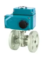 Кран шаровой DN.ru BV3232P(2pc)-FP-F-ISO-H Ду100 Ру16 полнопроходной, фланцевый, корпус - нержавеющая сталь SS316, уплотнение - PTFE, с 1/4-оборотным электроприводом QT-N-020EM-O1-24VDC-У1 24В HARK