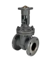 Задвижка клиновая 30с964нж DN.ru GVWR2121M-2W-F-ОСТ Ду200 Ру25 фланцевая, корпус - сталь 25Л, материал клина - сталь 25Л, уплотнение - металл, с ОСТ-фланцем, с голым штоком GAIR