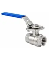 Кран шаровой DN.ru 3/4″ Ду20 Ру63 ZGY корпус - нержавеющая сталь CF8/AiSI 304, полнопроходной, резьбовой, уплотнение - PTFE, с ISO-фланцем и рукояткой (BV3131P(2pc)-FP-T-ISO-H)