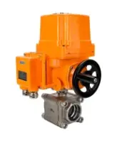 Кран шаровой DN.ru BV3232P(3pc)-FP-SW-ISO-H Ду50 Ру63 полнопроходной, корпус - нержавеющая сталь SS316, под приварку, с 1/4-оборотным взрывозащищенным электроприводом QT-EX-010EM-O2-220VAC-У1