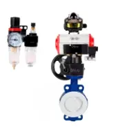 Затвор дисковый поворотный DN.ru WBV3434Pf-2W-Fb-R Ду250 Ру16 корпус - углеродистая сталь WCB, диск - углеродистая сталь WCB, футерованный PTFE, уплотнение - PTFE, с PA-DA-130, 4M310-08 AC220V, APL-510N EX, MON3-700-T38-ISO и AFC2000