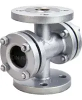 Стекло смотровое DN.ru SG2-34G-F тип В ГОСТ 21836-2021 Ду50 Ру40, углеродистая сталь, фланцевое