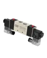 Пневмораспределитель DN.ru 4V320-10 AC220V 3/8″ бистабильный, пятиканальный, с двусторонним ЭМУ (подключение со шлангами)