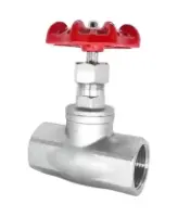 Клапан запорный DN.ru VSO3131M-2W-T-S 1/2″ Ду15 Ру16 WDVF двухходовой резьбовой, корпус - нержавеющая сталь CF8/AISI 304, внутренняя/внутренняя резьба, управление - штурвал
