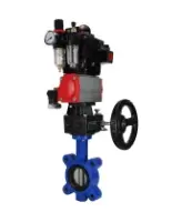 Затвор дисковый поворотный DN.ru WBV1631E-2W-Fb-H Ду125 Ру16 LUG корпус - чугун QT450, диск - нержавеющая сталь 304, EPDM, с пневмоприводом PA-DA-105, пневмораспределителем 4M310-08 AC220V, БКВ APL-410N EX, дублером MON3-700-T38-ISO и БПВ AFC2000