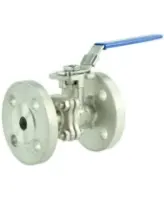 Кран шаровой DN.ru BV3232P(2pc)-FP-F-ISO-H Ду100 Ру16 ZGY, корпус - нержавеющая сталь CF8М/AISI 316, уплотнение - PTFE, полнопроходной фланцевый с ISO-фланцем и рукояткой