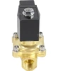 Клапан электромагнитный DN.ru VS200-ET-NC-24VDC 1/2″ Ду15 Ру7, соленоидный двухходовой, корпус - латунь, уплотнение - EPDM, резьбовой, нормально-закрытый, прямого действия, катушка - 24В