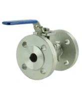 Кран шаровой DN.ru BV3232P(2pc)-FP-F-ISO-H Ду20 Ру40, корпус - нержавеющая сталь 316, уплотнение - PTFE, полнопроходной фланцевый с ISO-фланцем и рукояткой, 9х9, F03/F04
