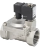Клапан электромагнитный DN.ru VS431-VT-NC-24VAC 1 1/2″ Ду40 Ру16 пилотного действия двухходовой, корпус - сталь нержавеющая 304, присоединение - внутренняя резьба, уплотнение - VITON, нормально-закрытый, катушка - 24В AC