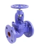 Клапан запорный сальниковый DN.ru VSO1121M-F-S Ду40 Ру16, фланцевый, корпус - чугун GG25, уплотнение - металл, управление - штурвал