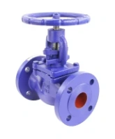 Клапан запорный сальниковый DN.ru VSO1121M-F-S Ду125 Ру16, фланцевый, корпус - чугун GG25, уплотнение - металл, управление - штурвал