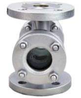 Стекло смотровое DN.ru SG2-34G-F тип В ГОСТ 21836-2021 Ду50 Ру40, углеродистая сталь, фланцевое