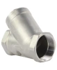 Фильтр сетчатый Dn.ru FMY3232P-T 2 1/2″ Ду65 Ру16, Y-образный, корпус - нержавеющая сталь 316, резьбовой