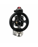 Кран шаровой DN.ru Ду65 Ру40 стандартнопроходной, 3-ходовой L-тип, внутренняя резьба, нержавеющая сталь AISI 316, PTFE, с пневмоприводом PA-DA-105-1, пневмораспределителем 4M320-08 AC220V и БКВ APL-210N (BV3232P(4pc)-SP-3WL-T-ISO-H WDVF)