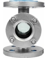 Стекло смотровое DN.ru SG2-32S-F тип В ГОСТ 21836-2021 Ду100 Ру16 нержавеющая сталь 316, фланцевое