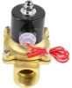 Клапан электромагнитный DN.ru VS100-NT-NC-220VAC 1″ Ду25 Ру10, соленоидный двухходовой, корпус - латунь, уплотнение - NBR, резьбовой, нормально-закрытый, прямого действия, катушка - 220В