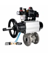 Кран шаровой DN.ru BV3232P(2pc)-FP-F-ISO-H WDVF Ду100 Ру16 полнопроходной, фланцевый, корпус - нержавеющая сталь 316, уплотнение - PTFE, с пневмоприводом PA-DA-105-1, пневмораспределителем 4V320-08 AC220V, БКВ APL-410N EX и БПВ AFC2000