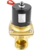 Клапан электромагнитный DN.ru VS100-NT-NC-24VAC 1 1/4″ Ду32 Ру10 прямого действия двухходовой, корпус - латунь, присоединение - внутренняя резьба, уплотнение - NBR, нормально-закрытый, катушка - 24 В AC