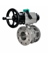 Кран шаровой DN.ru BV3232P(2pc)-FP-F-ISO-H WDVF Ду100 Ру16 полнопроходной, фланцевый, корпус - нержавеющая сталь 316, уплотнение - PTFE, с пневмоприводом PA-DA-105-1, пневмораспределителем 4M310-08 AC220V и магнитным переключателем ALS200D