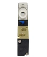 Пневмораспределитель DN.ru 4V210-08 DC24V 1/4″ моностабильный, пятиканальный, для шиберных задвижек с пневмоцилиндром