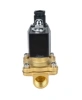 Клапан электромагнитный DN.ru VS300-NT-NO-220VAC 1/8″ Ду6 Ру10, соленоидный двухходовой, корпус - латунь, уплотнение - NBR, резьбовой, нормально-открытый, прямого действия, катушка - 220В