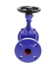 Клапан запорный сильфонный DN.ru VSO1121M-F-S Ду40 Ру16, фланцевый, корпус - чугун GG25, уплотнение - металл, управление - штурвал