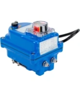 Электропривод четвертьоборотный DN.ru QT-N-003EM-O1-12VDC-У1 blue 12В